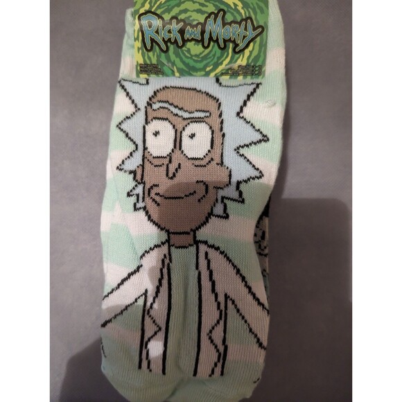 Rick and Morty No Show Socks 6ct Shoe Size 4-10 - Picture 1 of 6